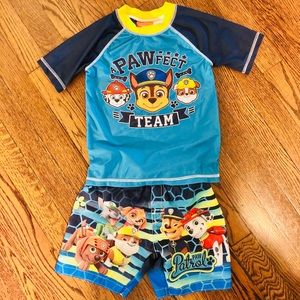 Paw patrol boys swimsuit set